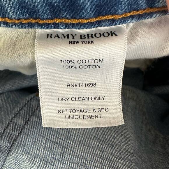 Ramy Brook Womens size 26 Rosie Distressed Boyfriend Embroidered Jeans - Picture 10 of 11